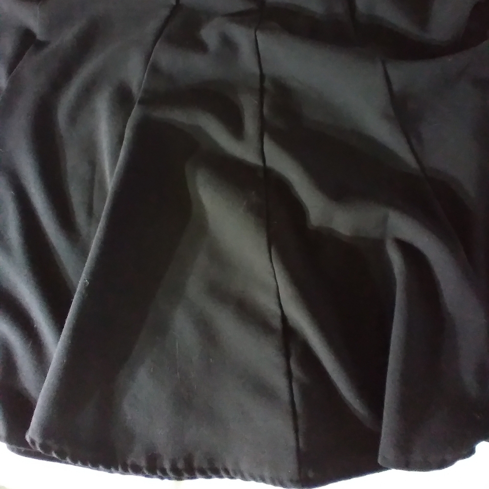 Cato Elegant Black Women's Maxi Skirt Flared Size 10 Goth Witchy Flowy - Picture 7 of 8